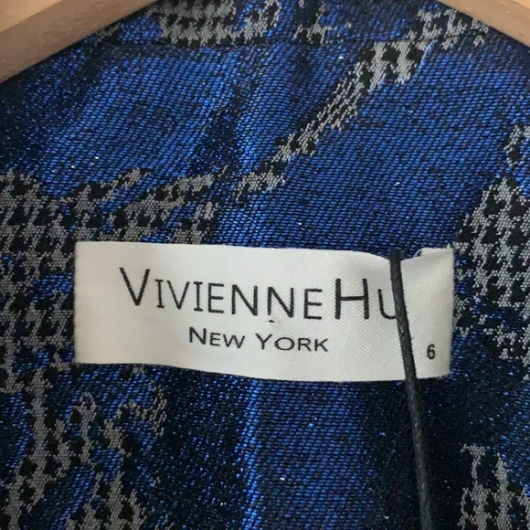 NWT Vivienne Hu Tweed Velvet Jacket - Picture 4 of 8